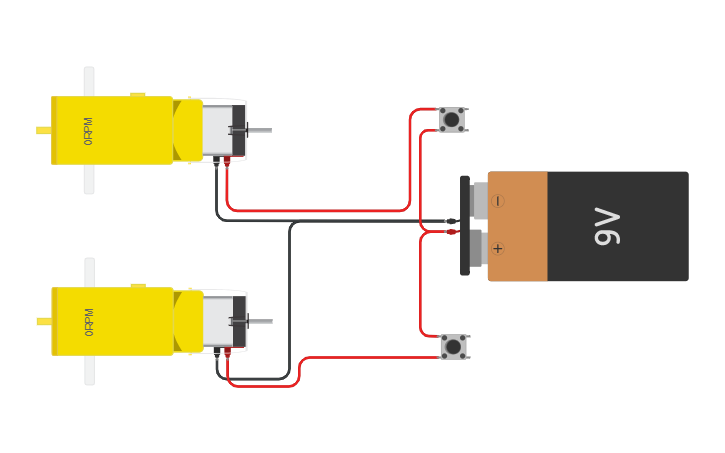 Circuit design CARRO CONTROL MANDO CARRO ELÉCTRICO - Tinkercad