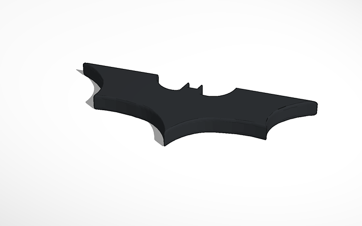 3D design Batman | Tinkercad