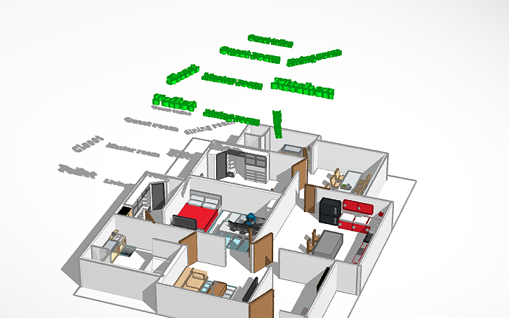3D design Apartment | Tinkercad
