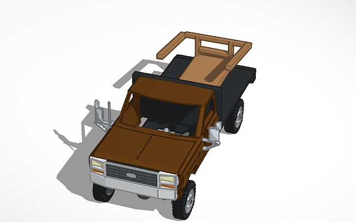 3D design ford flatbed truck | Tinkercad
