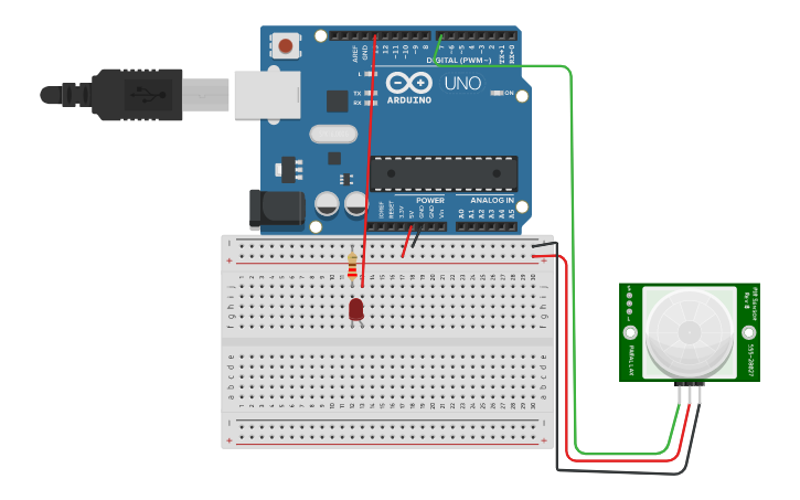 Circuit design Sensor | Tinkercad