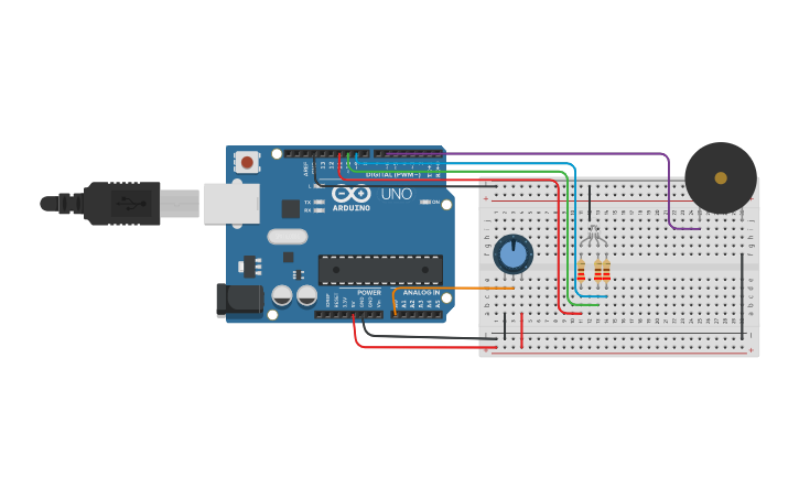 Circuit design Mood Lamp - Tinkercad