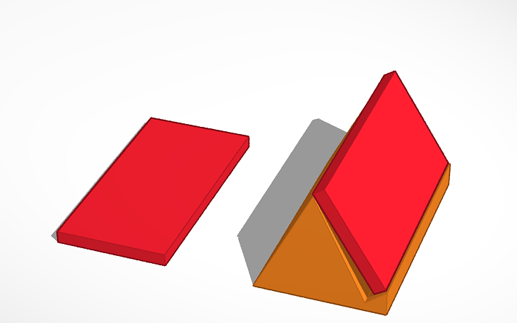 スマホスタンド Tinkercad スマホスタンド Tinkercad