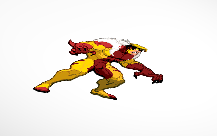 3D design Sabertooth - Pixels | Tinkercad