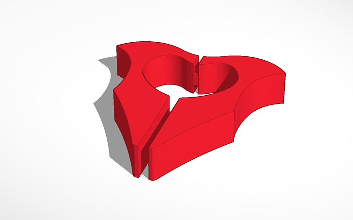 3D design RWBY Cinder Symbol - Tinkercad