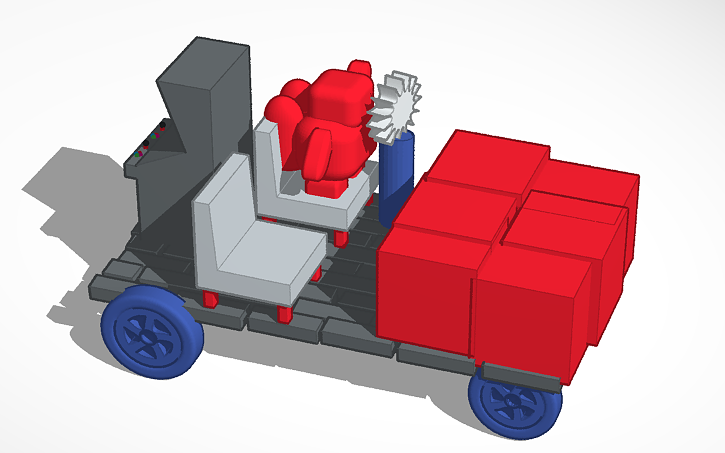 3D design mars rover - Tinkercad