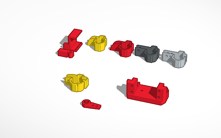 3D design losi mini B parts - Tinkercad