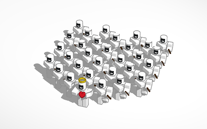 Roblox Marshmello Army Tinkercad