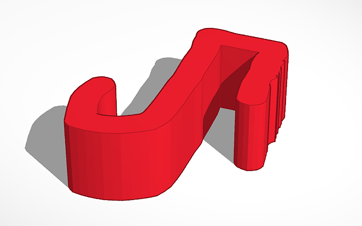 3D design hooks - Tinkercad