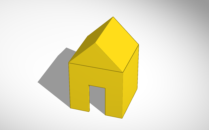 A Simple House Tinkercad