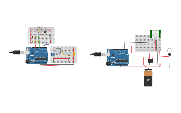 Circuit design iot - Tinkercad