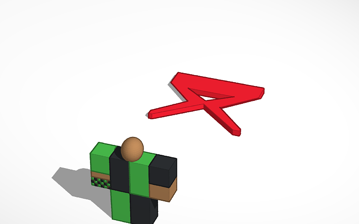 3d Design My Roblox Character Tinkercad - 3d design roblox sign tinkercad