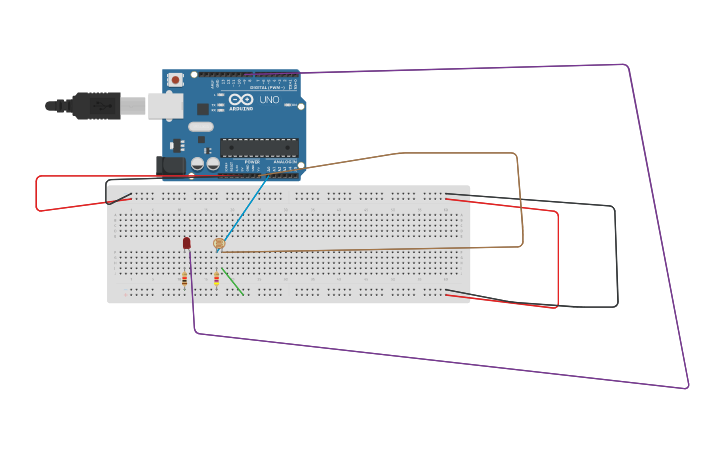 Circuit design light | Tinkercad