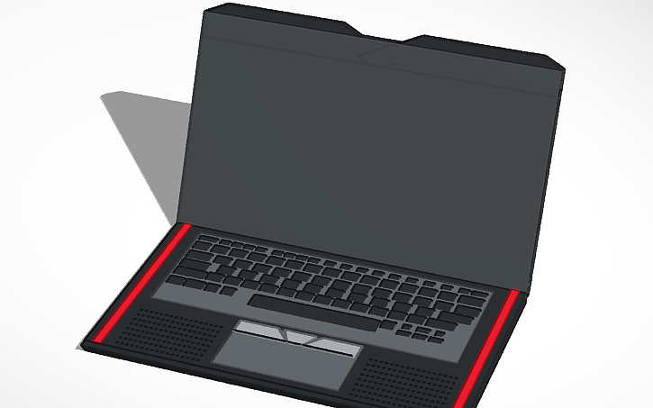 3D design laptop Tinkercad