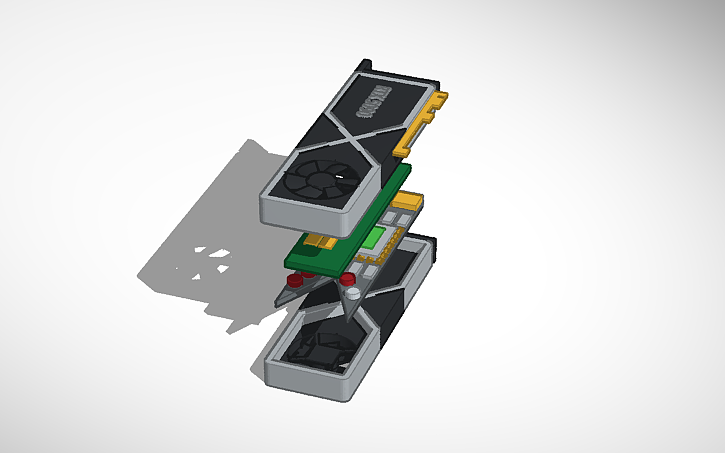 Gpu Design Diy 3D design gpu stem project - Tinkercad