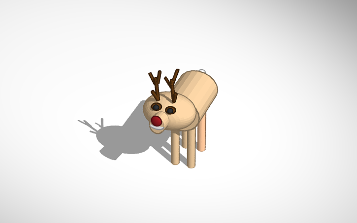 3D design Rudolph | Tinkercad