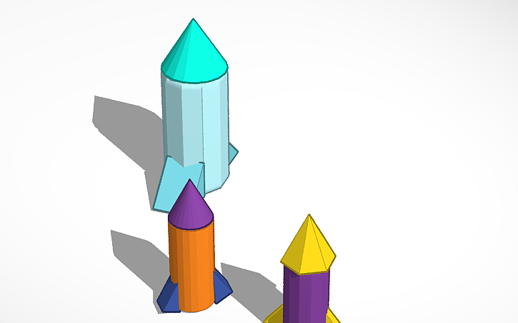 3D design 3rockets | Tinkercad