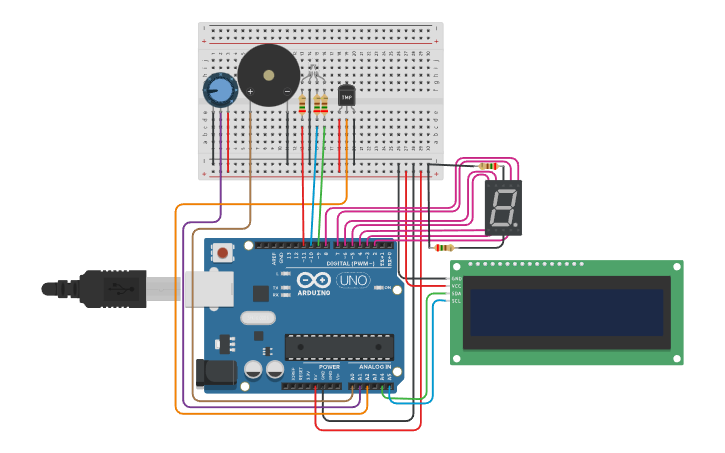 709 Tinker Circuit design 709_Practical 1_AdvIoT - Tinkercad
