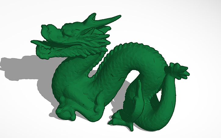 3d Chinese Dragon Tinkercad