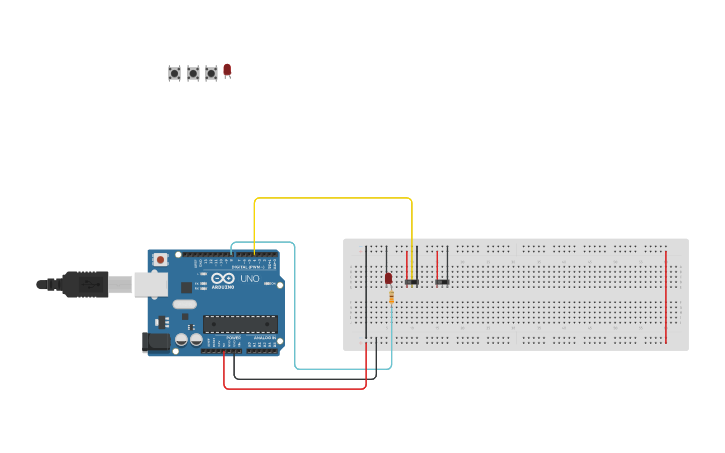 Circuit Design Il Deviatore E Il Led Di Kevin Luzon - Tinkercad