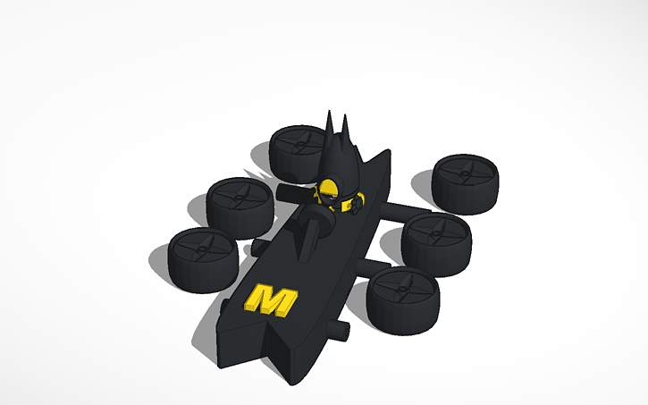 3D design batmobile | Tinkercad