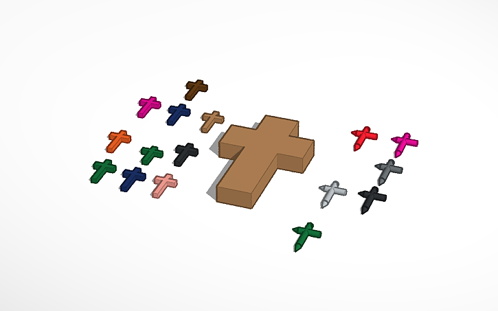 3D design Cross | Tinkercad