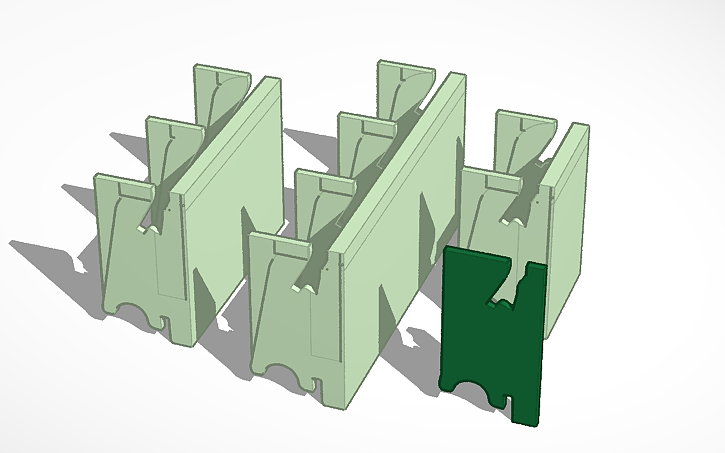 3D design Wall Control Brackets v2 - Tinkercad