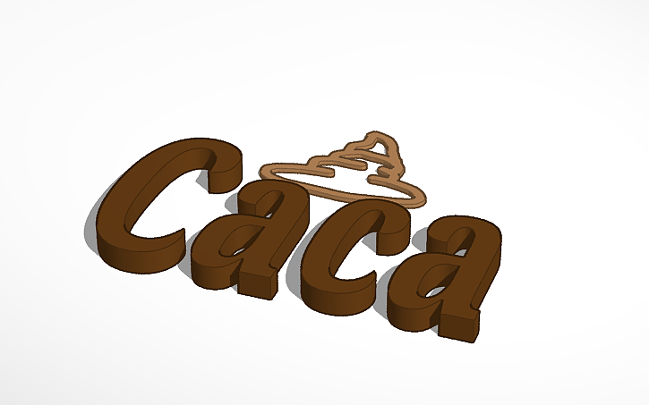 Caca Design 3D design caca - Tinkercad