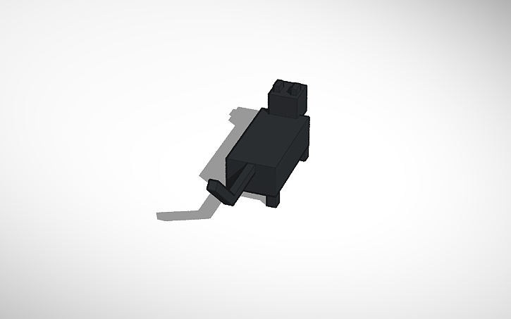 3D Design Minecraft Cat Tinkercad