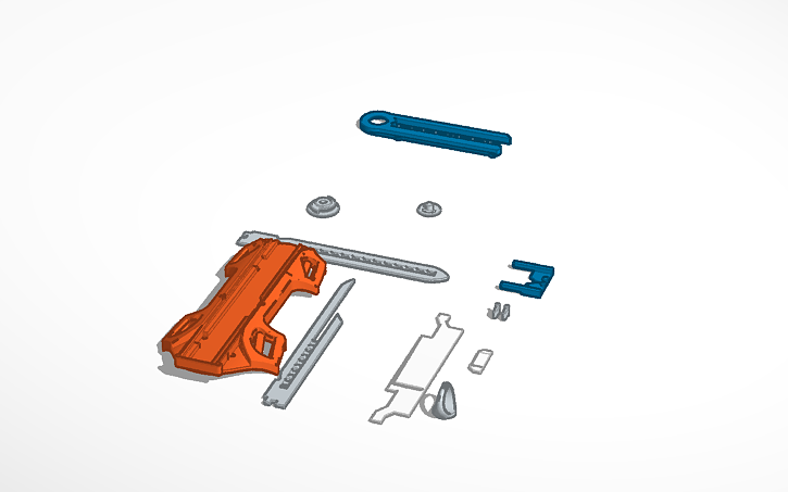 Assassin S Creed Modern Dual Action Hidden Blade Extended Tinkercad