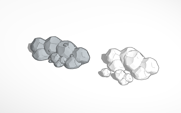 Large Rocks Cad Block 3D design rocks made by kriday | Tinkercad