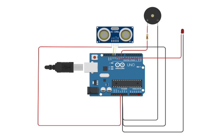 Circuit design Burglar Alarm System Arduino Circuit Diagram