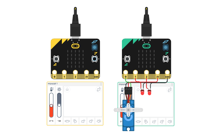 Circuit design Toms Project Microbit Wiring V1 - Tinkercad