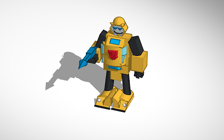 3D design bumblebee - Tinkercad