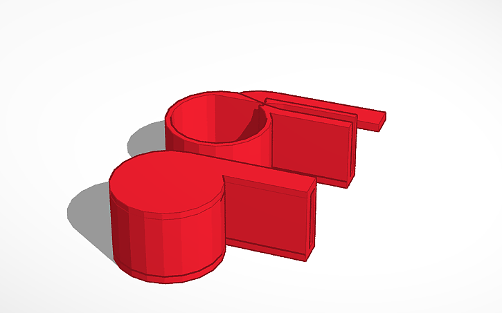 3D design whistle - Tinkercad