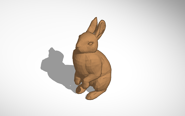 3D design BUNNY - Tinkercad