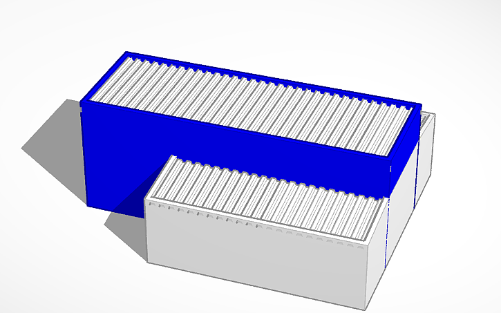 3D design Rectangle building (11.5x4x4.5cm) | Tinkercad