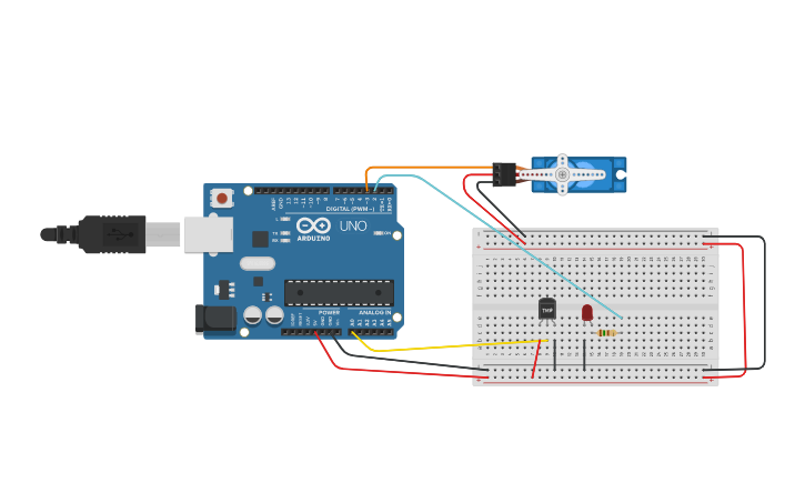Circuit design automatic window - Tinkercad