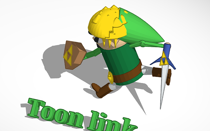 3D design Link of zelda - Tinkercad