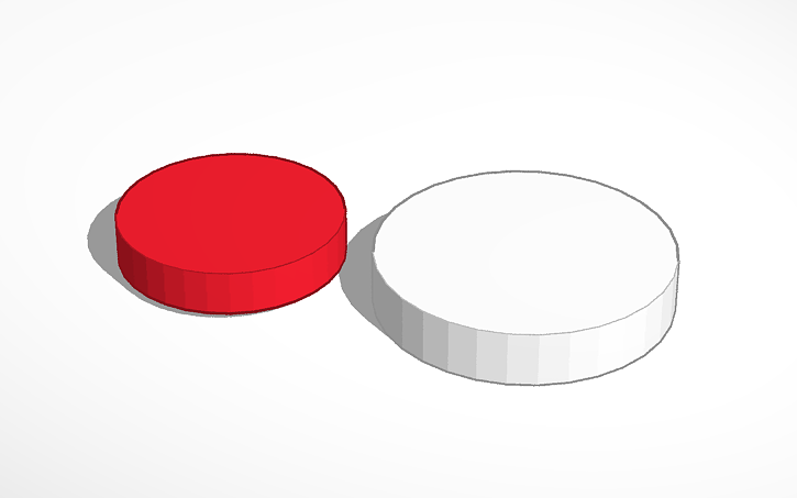 3D design wip button - Tinkercad