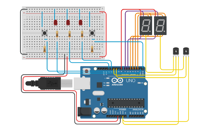 Circuit design Projekt | Tinkercad