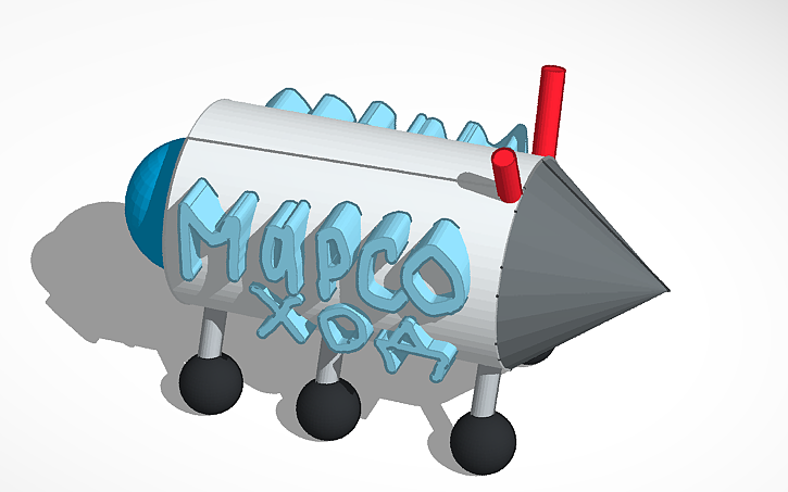3D design марсо ход - Tinkercad