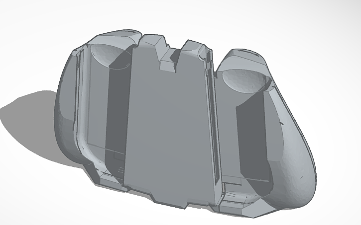 3D design Joy con grip - Tinkercad