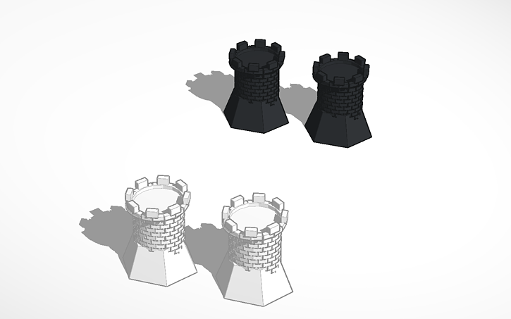 Solidworks Rook Design 3D design Rook - ORIGINAL - Tinkercad