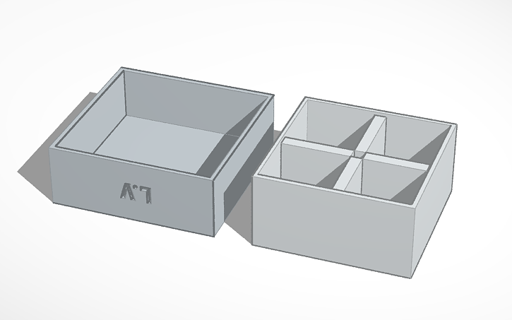 3D design Small box - Tinkercad