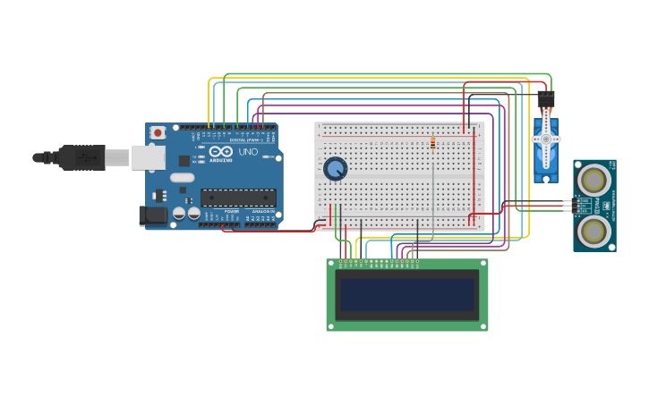 Circuit design Mangonel ECED - Tinkercad