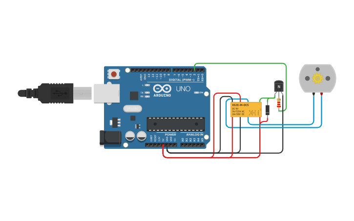 Circuit design LAB 10 TASK - Tinkercad