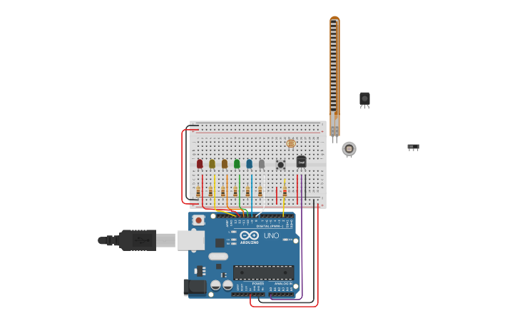 Circuit design Project 3 finished | Tinkercad