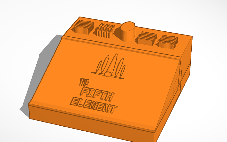 3D design The Fifth Element-Key Base - Tinkercad