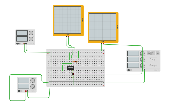 Circuit design VOLTAGE FOLLOWER CIRCUIT - Tinkercad